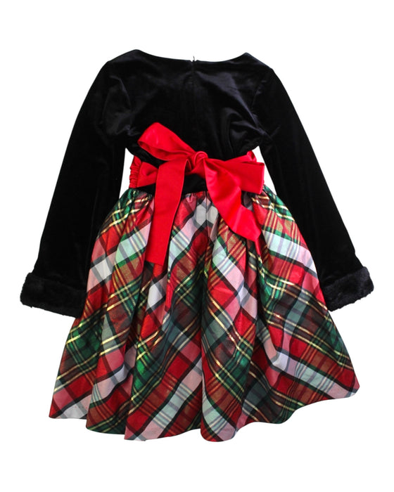 A Multicolour Long Sleeve Dresses from Bonnie Jean in size 8Y for girl. (Back View)