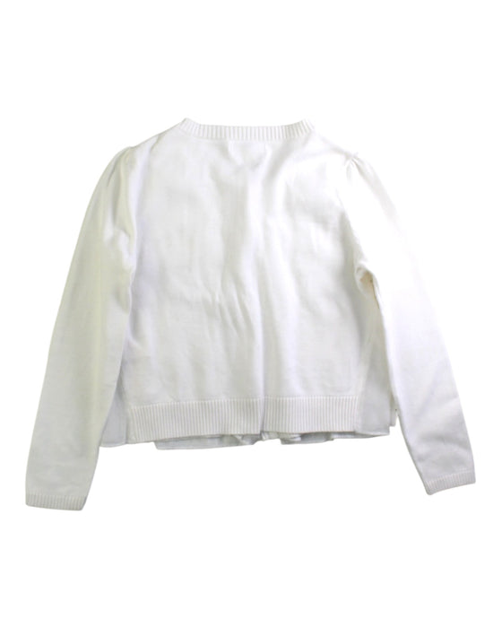 A White Cardigans from Nicholas & Bears in size 6T for girl. (Back View)