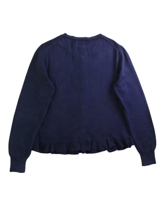 A Navy Cardigans from Polo Ralph Lauren in size 7Y for girl. (Back View)