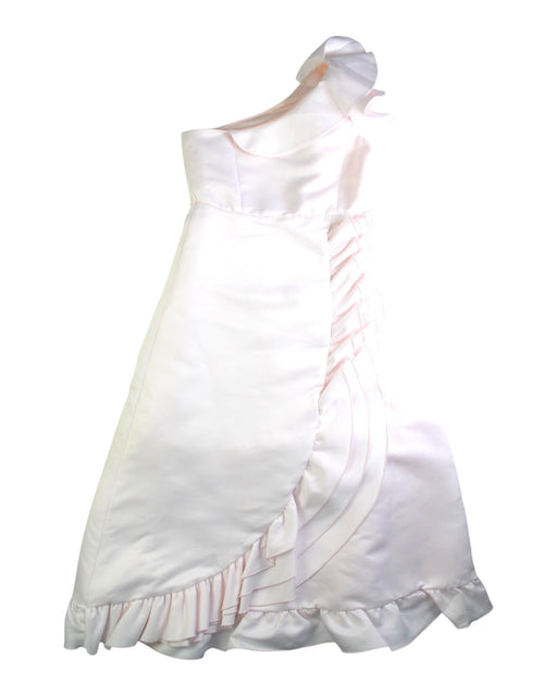 A White Sleeveless Dresses from Nicholas & Bears in size 6T for girl. (Front View)