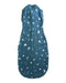A Navy Sleepsacs from ErgoPouch in size 0-3M for neutral. (Back View)