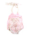 A Pink Sleeveless Rompers from Nicholas & Bears in size Newborn for girl. (Back View)