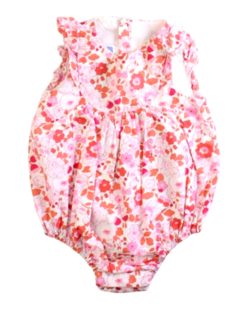 A Pink Sleeveless Rompers from Jacadi in size Newborn for girl. (Front View)