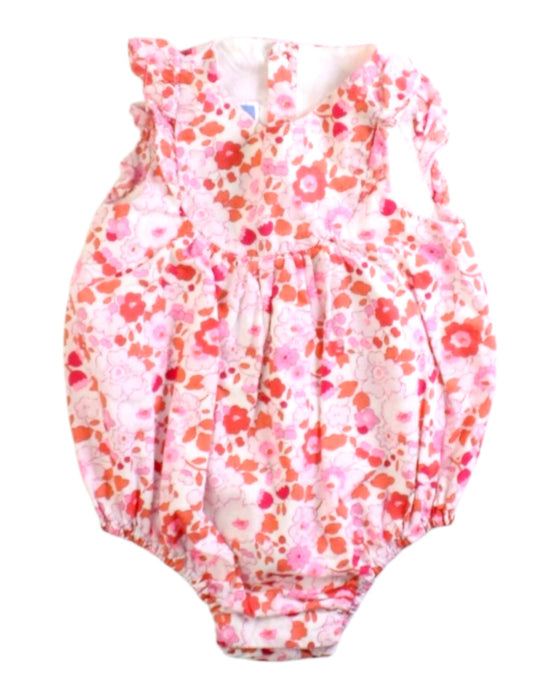 A Pink Sleeveless Rompers from Jacadi in size Newborn for girl. (Front View)