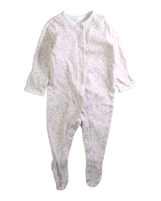 A White Onesies from Mamas & Papas in size 3-6M for girl. (Front View)