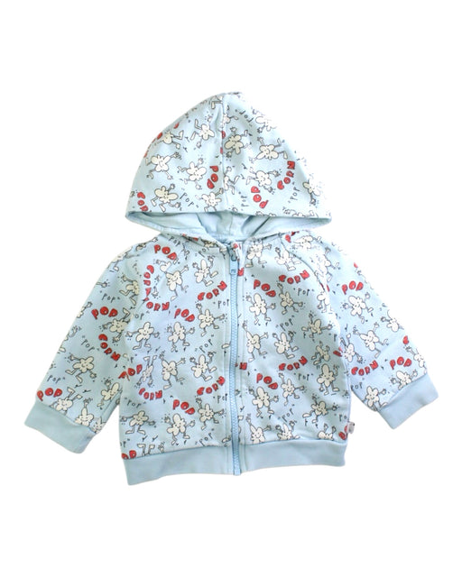 A Blue Hooded Sweatshirts from Stella McCartney in size 12-18M for boy. (Front View)
