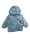 A Blue Rain Jackets from Petit Bateau in size 12-18M for boy. (Front View)