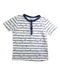 A White Short Sleeve Shirts from Vertbaudet in size 3T for boy. (Front View)