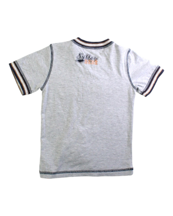 A Grey Short Sleeve T Shirts from Monnalisa in size 3T for boy. (Back View)