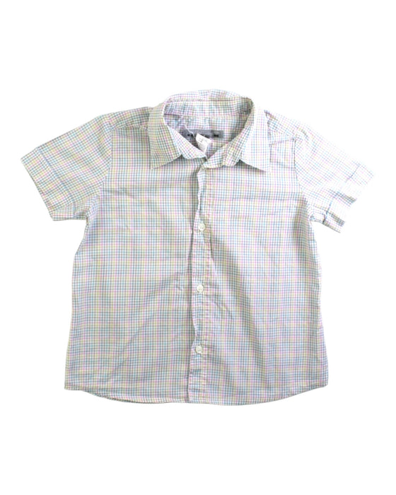 A White Short Sleeve Shirts from Bonpoint in size 3T for boy. (Front View)