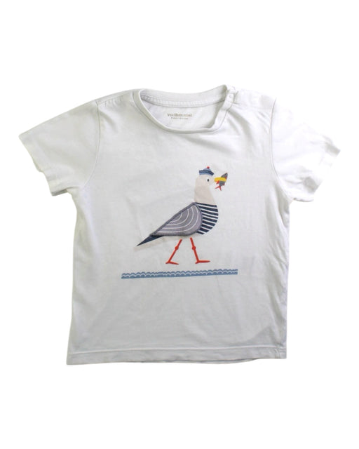 A White Short Sleeve T Shirts from Vertbaudet in size 3T for boy. (Front View)