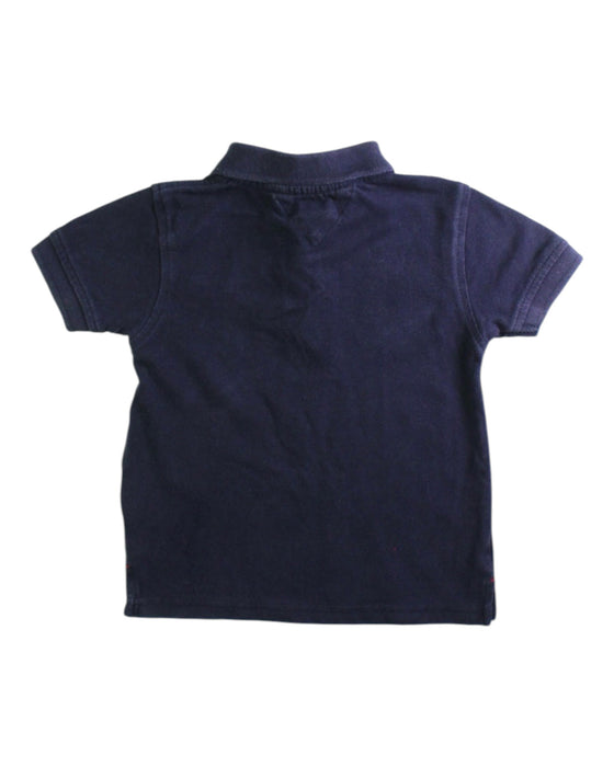 A Navy Short Sleeve Polos from Tommy Hilfiger in size 2T for boy. (Back View)