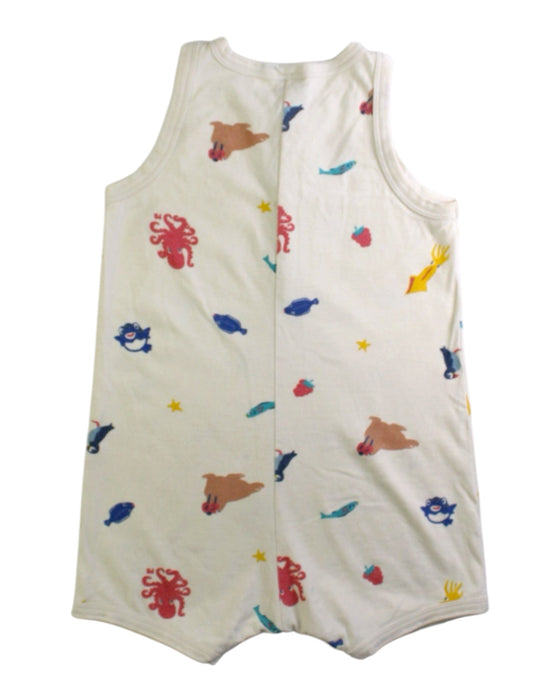 A Multicolour Sleeveless Rompers from Petit Bateau in size 3T for boy. (Back View)