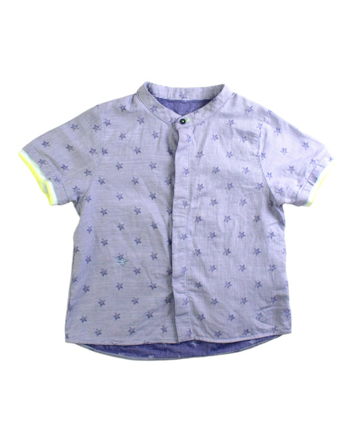 A Blue Short Sleeve Shirts from Dior in size 18-24M for boy. (Front View)