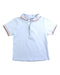 A White Short Sleeve Polos from Jacadi in size 18-24M for boy. (Front View)