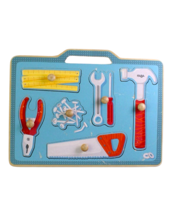 A Blue Board Games & Puzzles from Haba in size 2T for boy. (Front View)