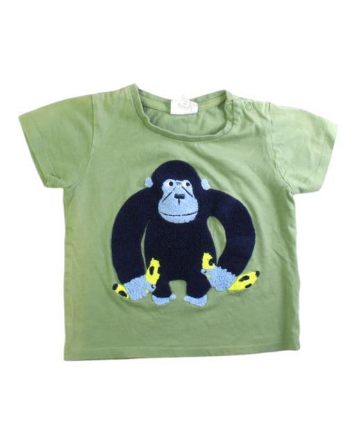 A Green Short Sleeve T Shirts from Seed in size 2T for boy. (Front View)