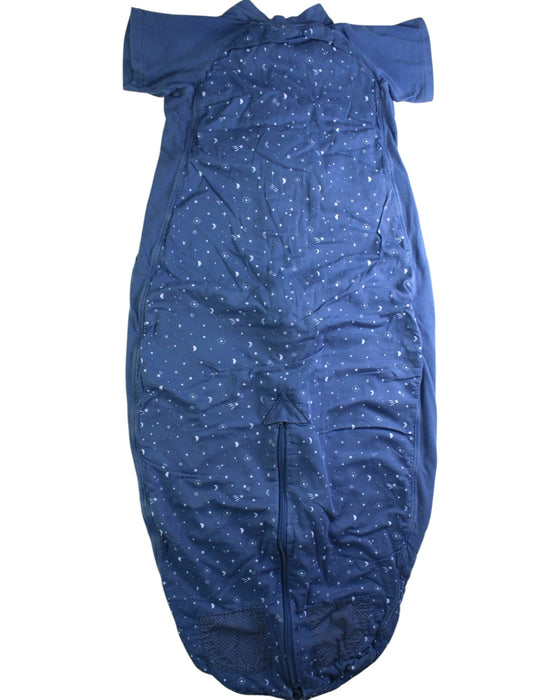 A Blue Sleepsacs from ErgoPouch in size 4T for neutral. (Back View)