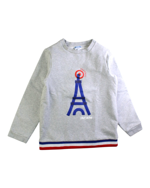 A Grey Crewneck Sweatshirts from Jacadi in size 12Y for boy. (Front View)