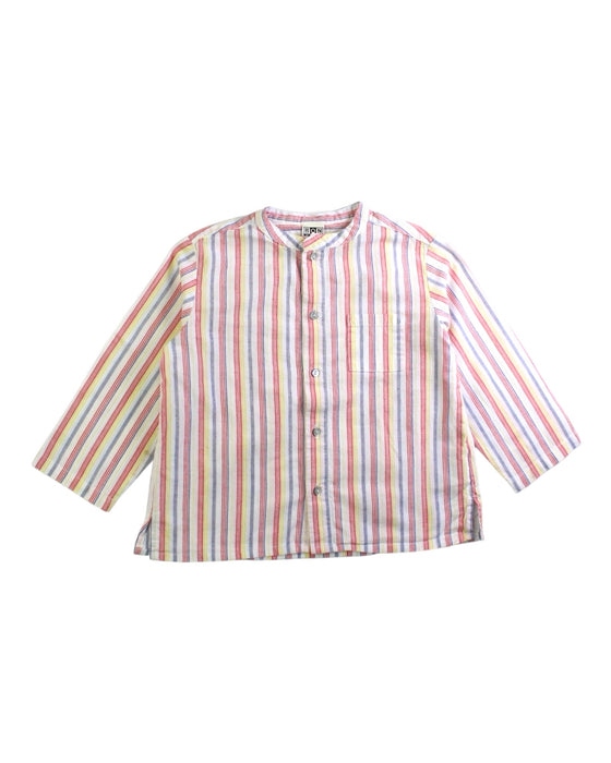 A Multicolour Long Sleeve Shirts from Bonton in size 2T for boy. (Front View)