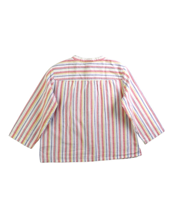 A Multicolour Long Sleeve Shirts from Bonton in size 2T for boy. (Back View)