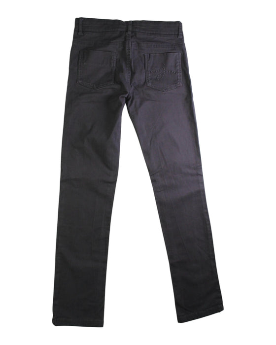 A Black Jeans from Jacadi in size 10Y for boy. (Back View)