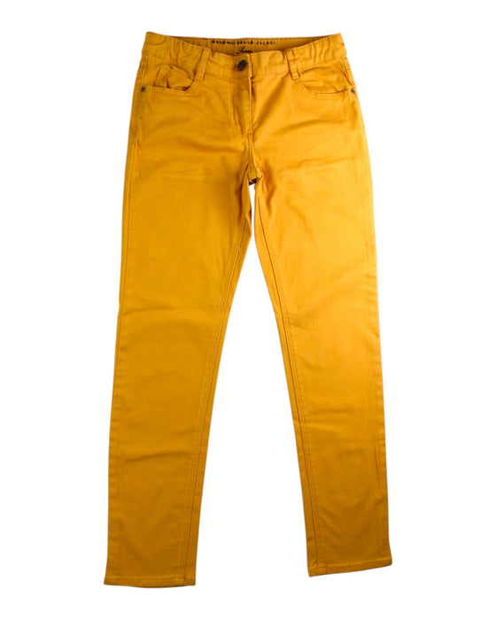 A Yellow Casual Pants from Jacadi in size 10Y for boy. (Front View)