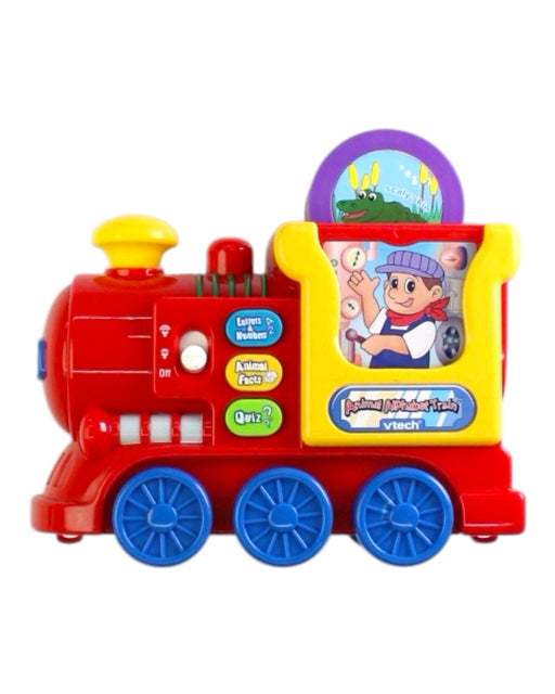A Multicolour Cars Trucks Trains & Remote Control from Vtech in size 3T for neutral. (Front View)