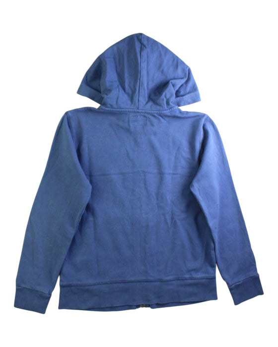 A Blue Hooded Sweatshirts from Crewcuts in size 8Y for boy. (Back View)