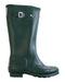 A Green Rain Boots from Hunter in size 7Y for girl. (Front View)