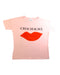 A Pink Short Sleeve T Shirts from Bobo Choses in size 4T for girl. (Front View)