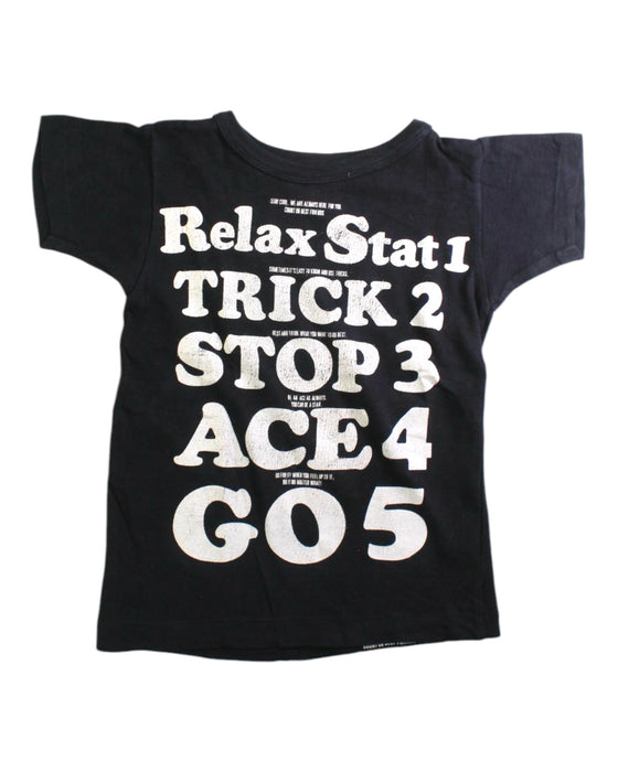 A Black Short Sleeve T Shirts from Denim Dungaree in size 4T for neutral. (Front View)
