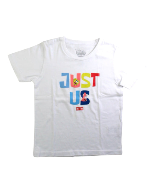 A White Short Sleeve T Shirts from Kith in size 4T for neutral. (Front View)