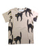 A Beige Short Sleeve T Shirts from Mini Rodini in size 3T for neutral. (Front View)