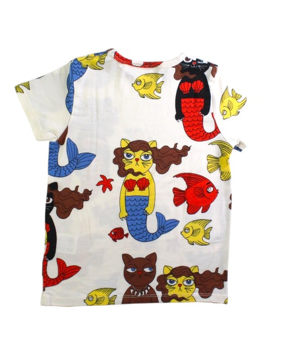 A Multicolour Short Sleeve T Shirts from Mini Rodini in size 3T for girl. (Back View)