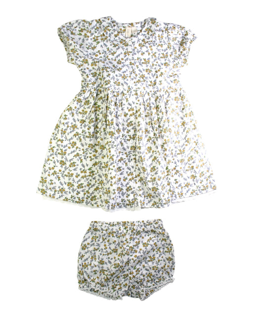A White Dress Sets from Little Cotton Clothes in size 5T for girl. (Front View)