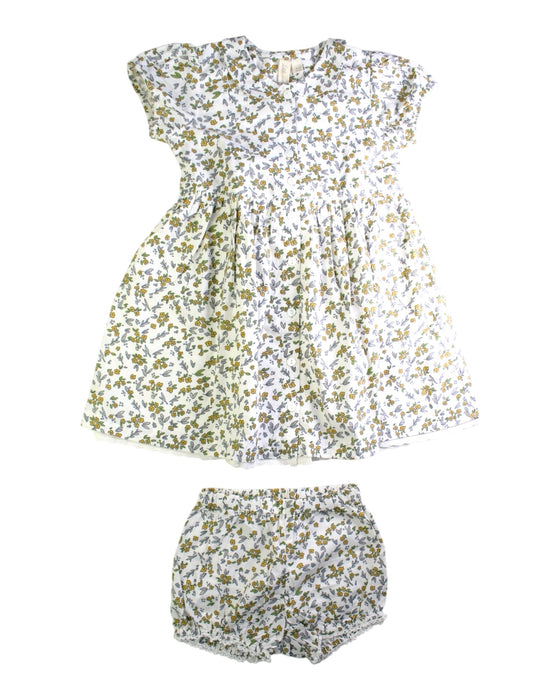 A White Dress Sets from Little Cotton Clothes in size 5T for girl. (Front View)