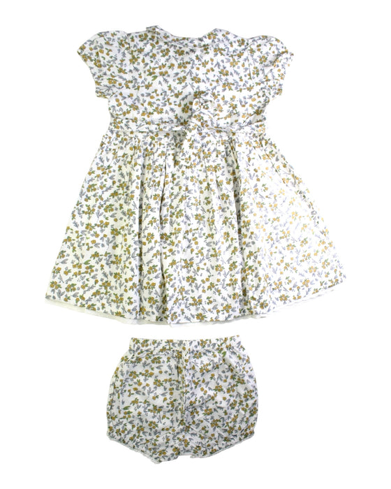 A White Dress Sets from Little Cotton Clothes in size 5T for girl. (Back View)