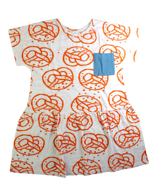A Orange Short Sleeve Dresses from Nadadelazos in size 2T for girl. (Front View)