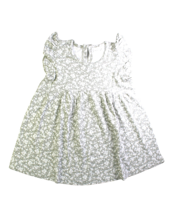 A White Sleeveless Dresses from Jamie Kay in size 5T for girl. (Front View)