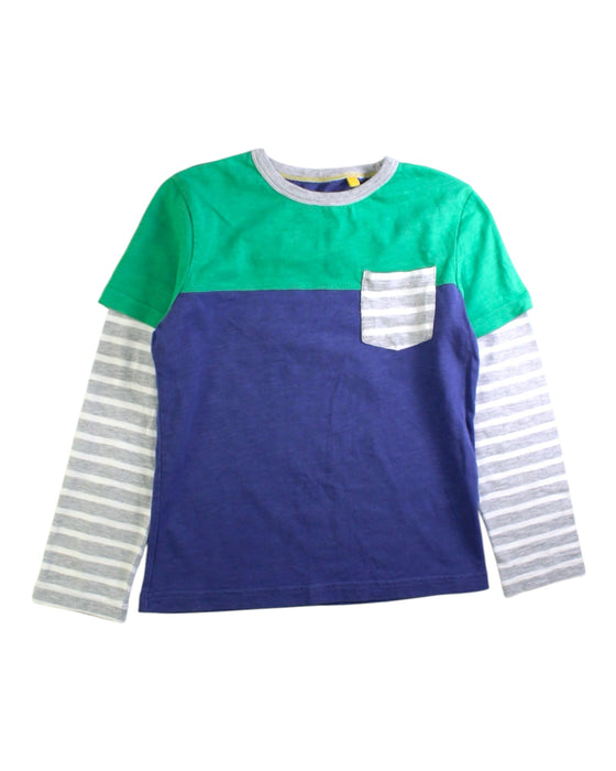 A Green Long Sleeve T Shirts from Boden in size 7Y for boy. (Front View)