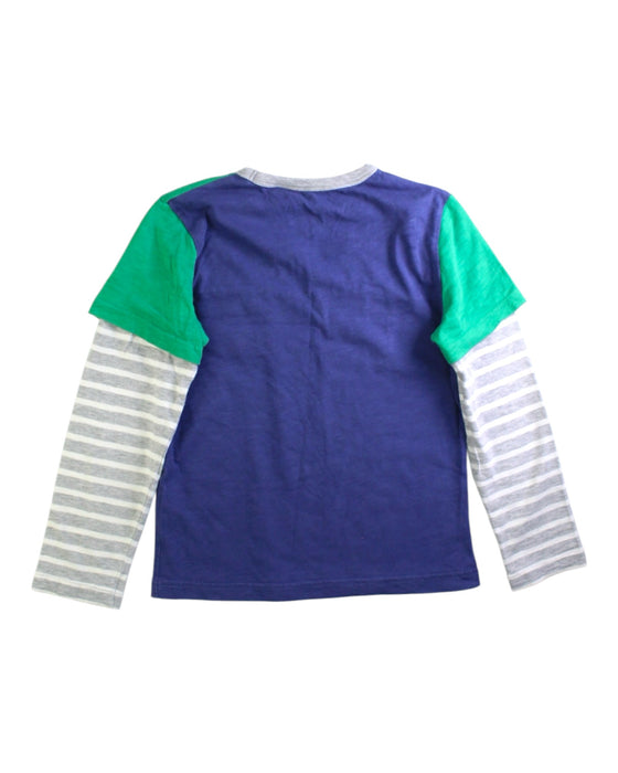 A Green Long Sleeve T Shirts from Boden in size 7Y for boy. (Back View)