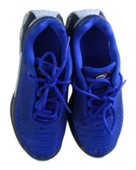 A Blue Sneakers from Nike in size 7Y for boy. (Back View)
