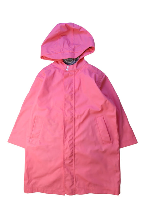 A Pink Coats from Petit Bateau in size 5T for girl. (Front View)