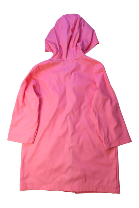 A Pink Coats from Petit Bateau in size 5T for girl. (Back View)