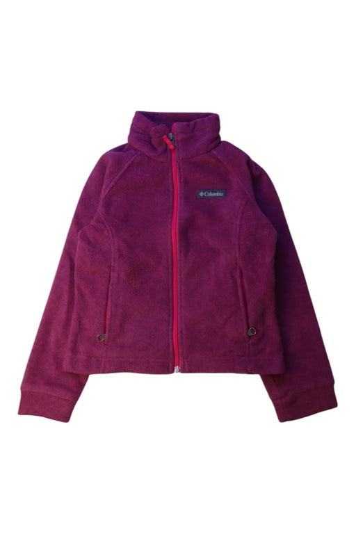 A Purple Lightweight Jackets from Columbia in size 6T for girl. (Front View)