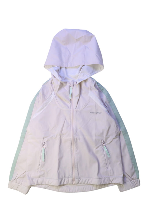 A White Lightweight Jackets from Moody Tiger in size 4T for girl. (Front View)