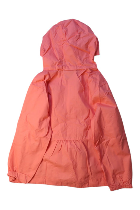 A Orange Rain Jackets from Columbia in size 4T for neutral. (Back View)