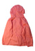 A Orange Rain Jackets from Columbia in size 4T for neutral. (Back View)