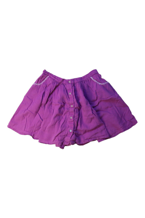 A Purple Short Skirts from Velveteen in size 5T for girl. (Front View)